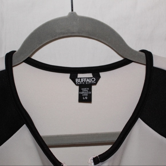 Buffalo White and Black Dress Spandex Dress - Picture 4 of 4